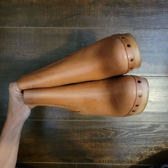 Paige Adina Boots Womens 8.5 Retro Penny Lane Modern Neutral Boho Chic - Picture 6 of 12